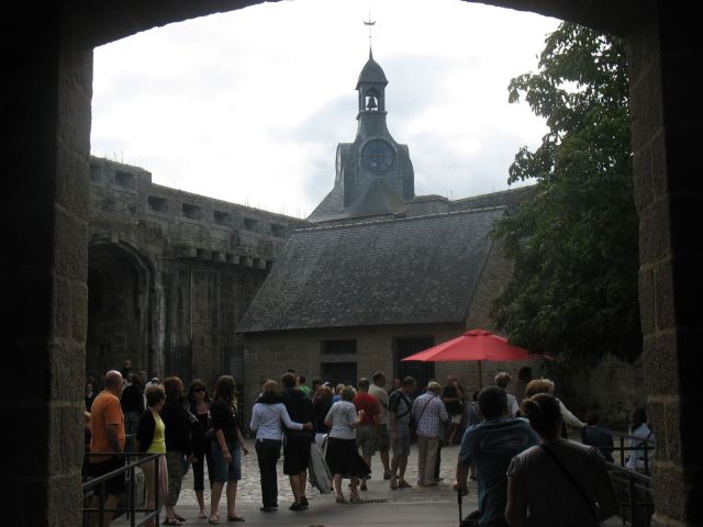 Entre de la ville close de Concarneau en sud Bretagne