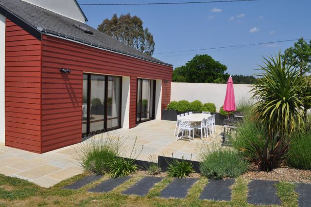Terrasse pour repas extrieur