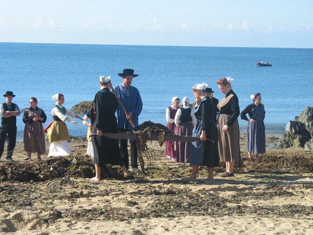 Fte des Gomoniers sur la cote de clohars carnoet en clohars carnoet finistere sud  Bretagne