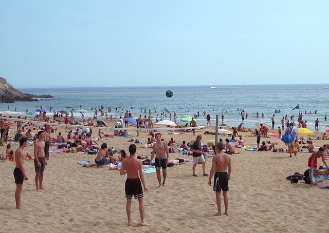 Plage de Bellangenet  en clohars carnoet  finistere   Bretagne sud