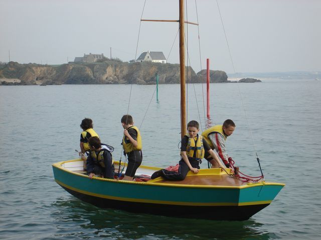 Voile au bord de la cte au Pouldu  Clohars Carnot Finistre Bretagne sud